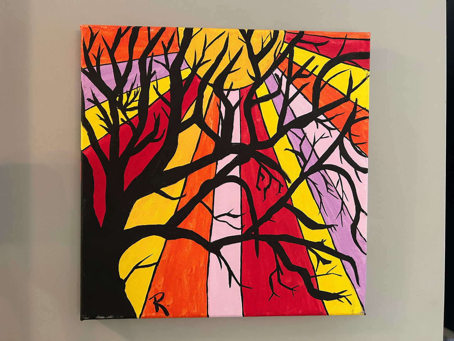 Fall through the trees